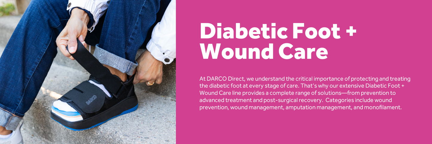 DARCO Direct's Diabetic Foot and Wound Care Line