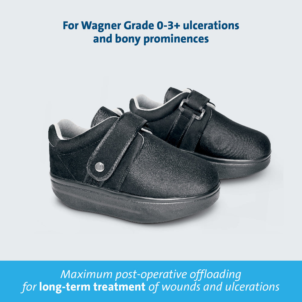 
                  
                    Wound Care Shoe is for the long-term treatment of wounds
                  
                