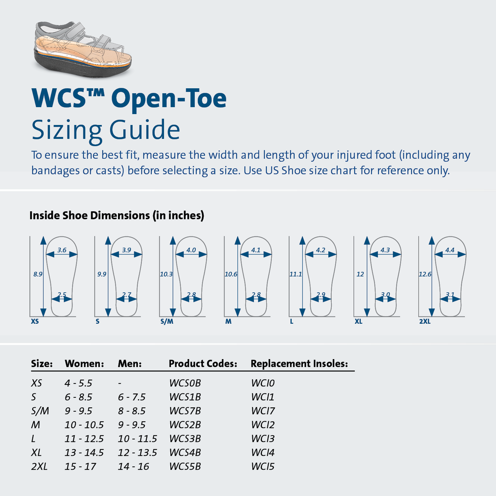 
                  
                    WCS Size Guide
                  
                