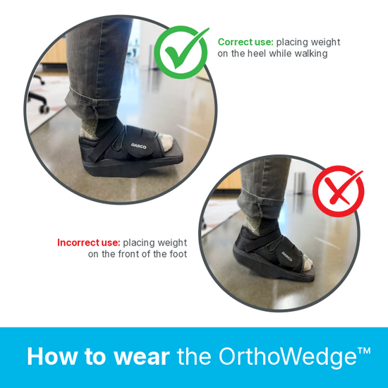 OrthoWedge™ Forefoot Offloading Shoe & Accessories - DARCO Direct